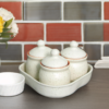 Elegant ceramic kitchen containers