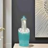 ceramic oil bottle sky blue
