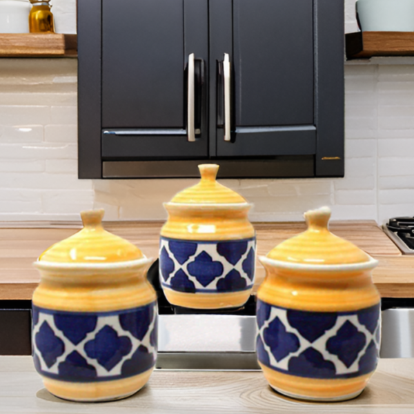 Airtight ceramic pickle containers