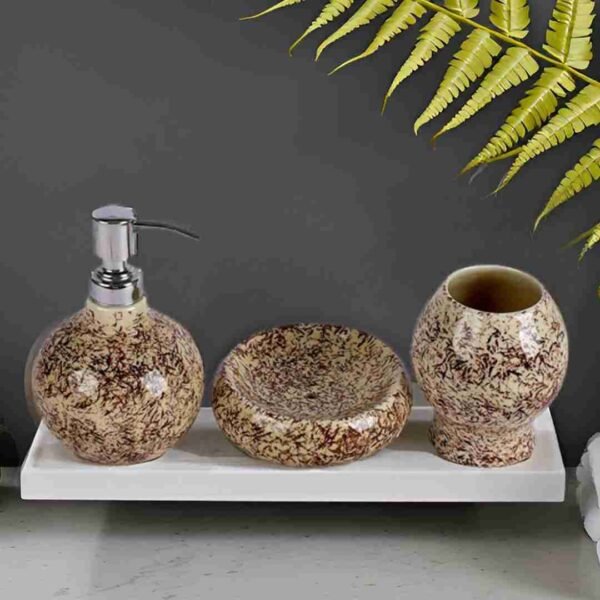 Multicolor bathroom accessories