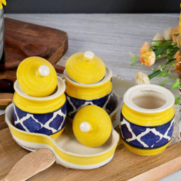 Traditional barni set for chutney & spices