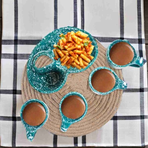 Ceramic tea and coffee cup set