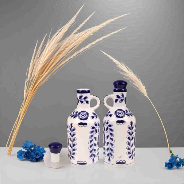 Functional and Decorative Ceramic Storage Set for Home and Kitchen