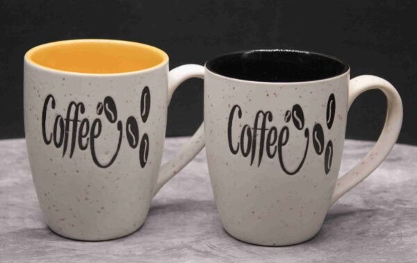 Kreative Homes Ceramic Coffee Mug (Pack of 2)