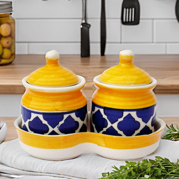 Airtight ceramic pickle containers