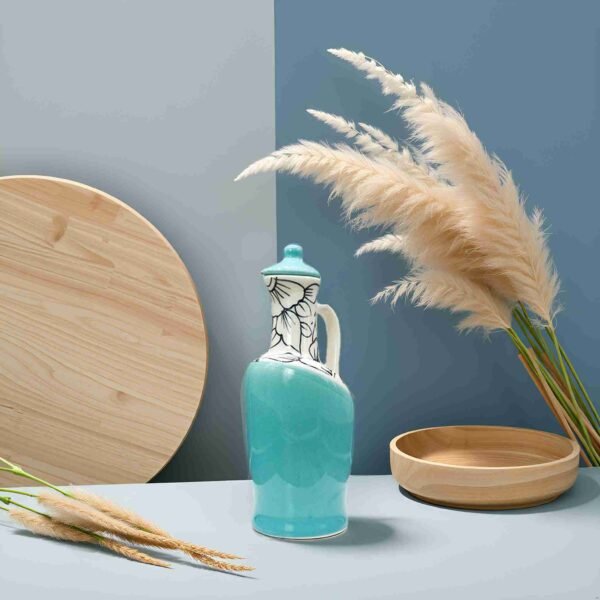 Ceramic Oil Dispenser Sky Blue 1000 ml