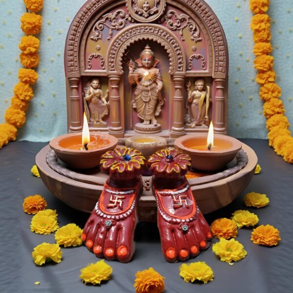 handmade charan paduka
