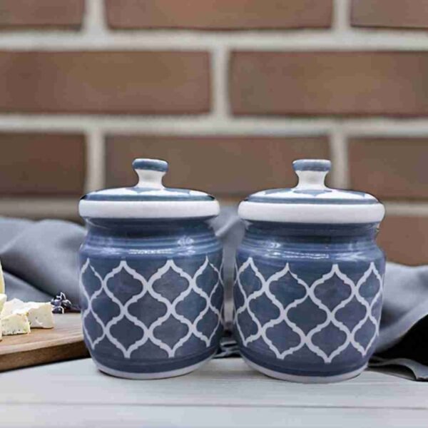 Ceramic storage jars