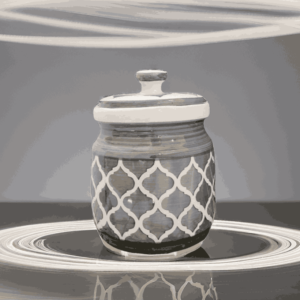 Elegant Handmade Ceramic Jar