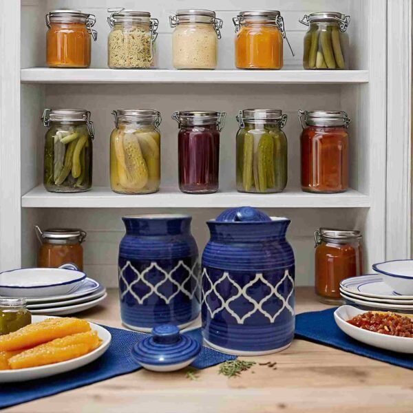 Storage jars for spices and chutneys