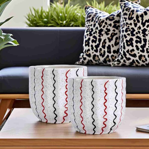 Indoor plant pot ceramic