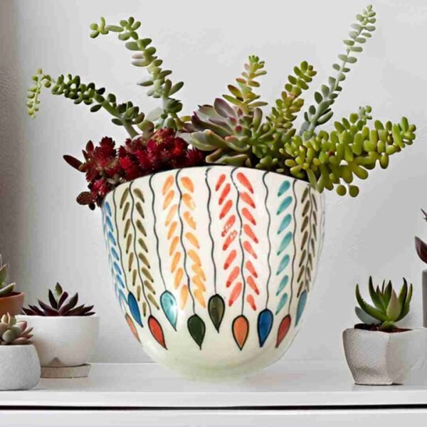 Ceramic wall hanging planter