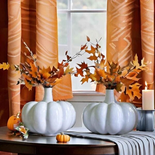 Decorative pumpkin vases