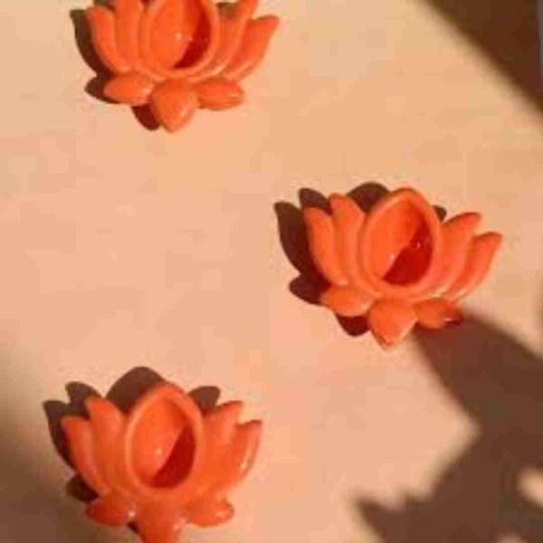 Decorative puja deepak lamps