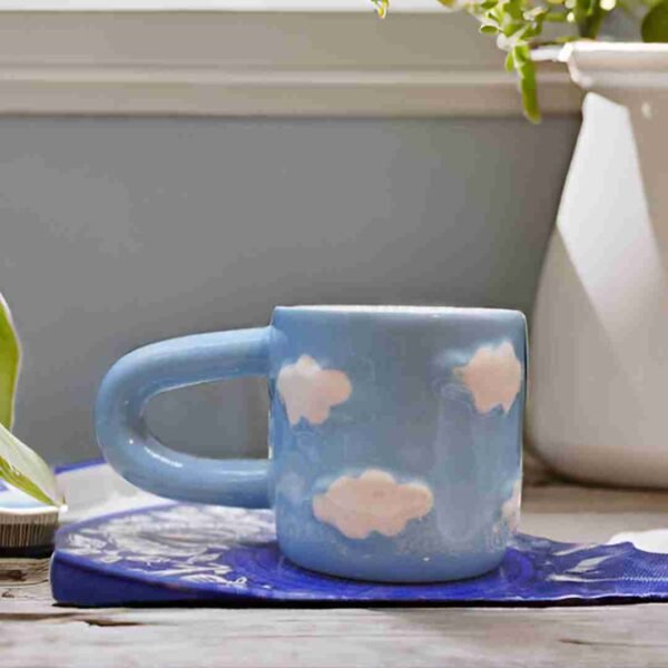 Wedding gift blue mug