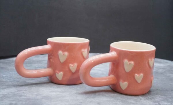 Long Handle Cup (Pink) Pack of 2