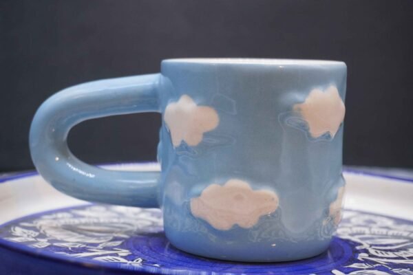 Long Handle cup Blue