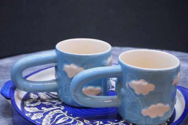 Long Handle Cup (Blue) Pack of 2