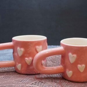 Long Handle Cup (Pink) Pack of 2