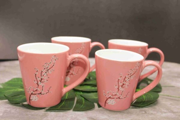 Pink Blossom Boost Mug Pack of 4