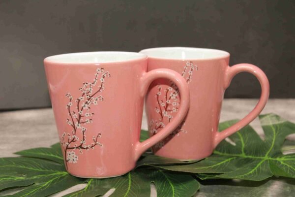 Pink Blossom Boost Mug (Pack of 2)