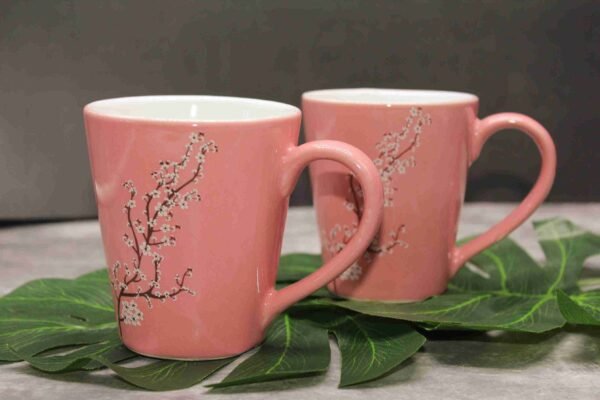 Pink Blossom Boost Mug Set of 2