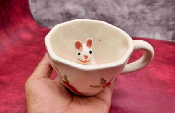 Cute Ceramic Bunny Coffee and tea Mug