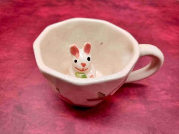 Cute Ceramic Bunny Design Coffee Mug