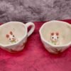 Cute Ceramic Bunny Design Rabbit Milk & Coffee Mug Set.