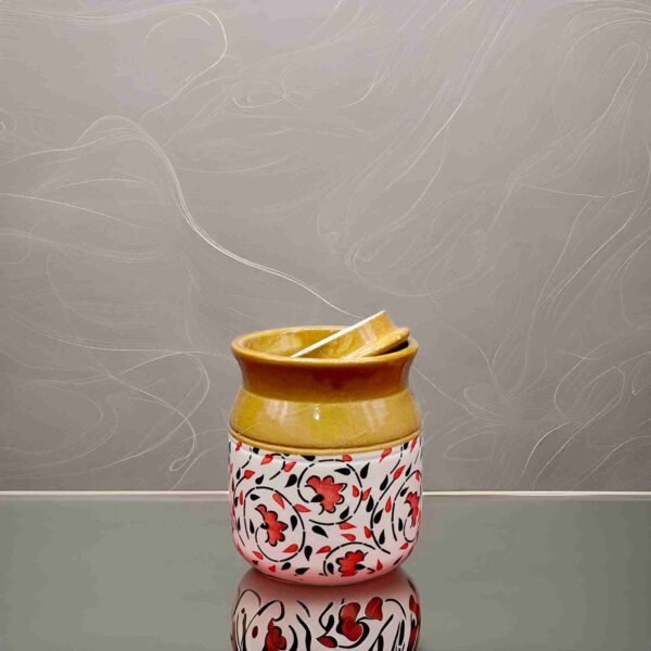 Ceramic jar with lid 500 ml