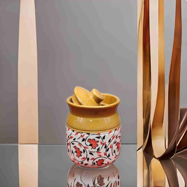 Decorative storage jar for kitchen