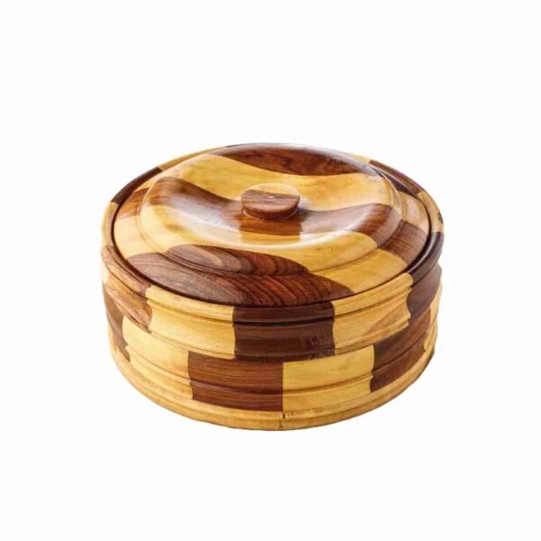 Handcrafted Wooden Casserole