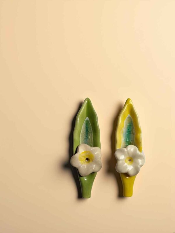 Leaf Ceramic Incense Stick Holder