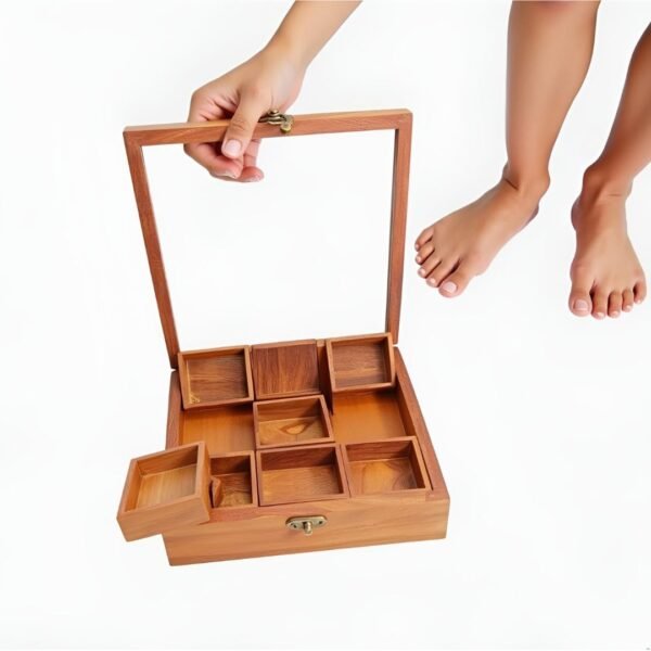 handcrafted spice organizer