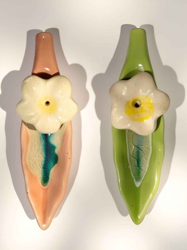 Leaf Ceramic Incense Stick Holder