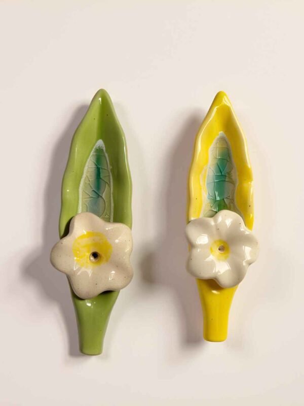 Leaf Ceramic Incense Stick Holder
