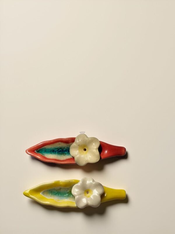 Leaf Ceramic Incense Stick Holder