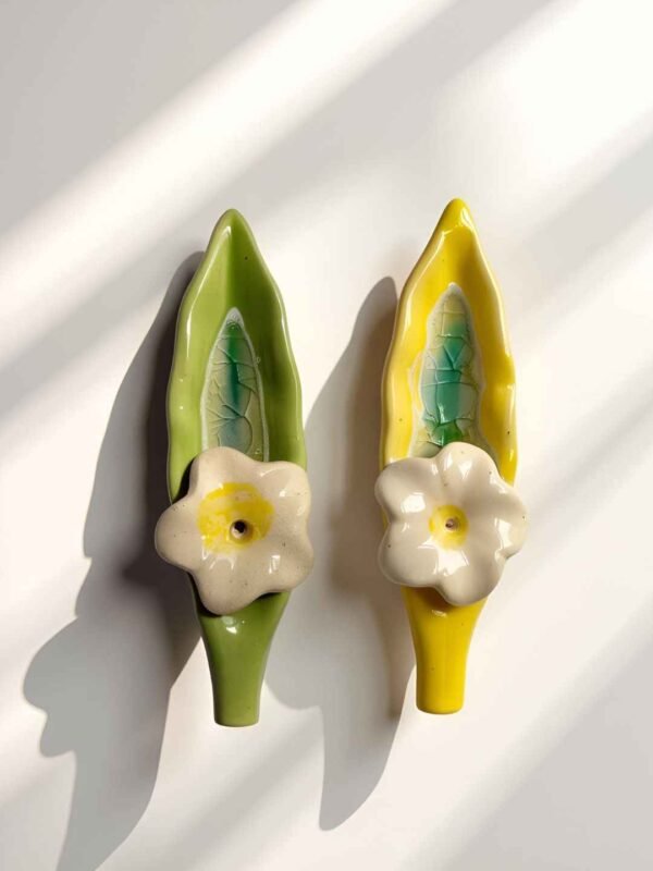 Leaf Ceramic Incense Stick Holder